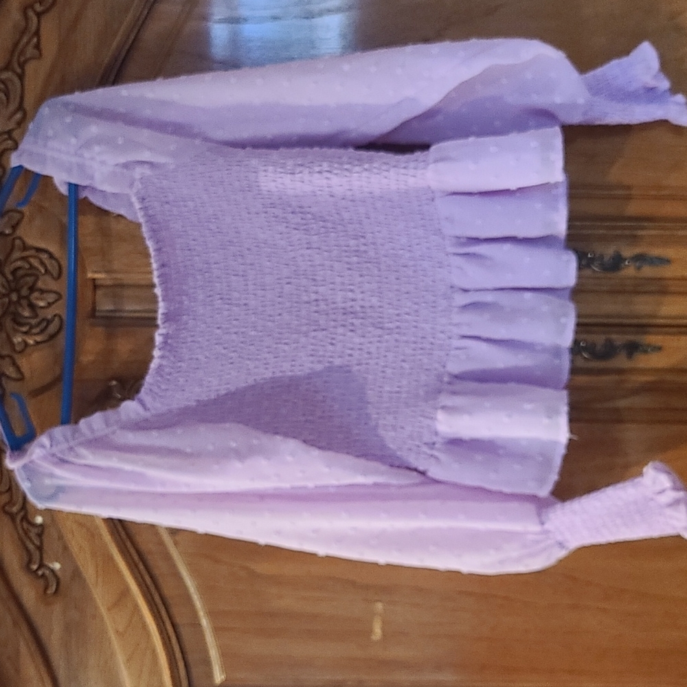 Lilac blouse cottage core inspired